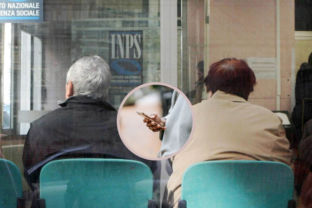 Pensionati in attesa alle Poste
