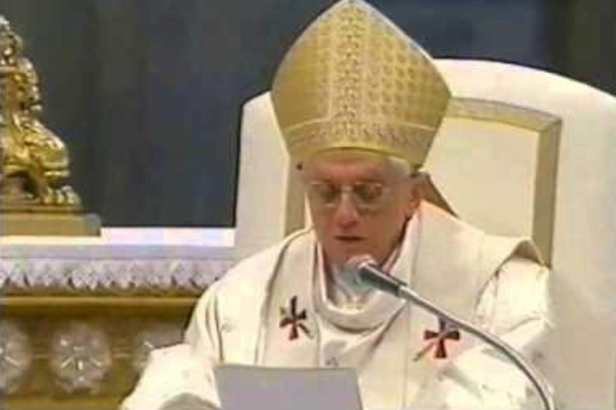 L'omelia di Benedetto XVI